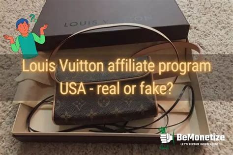 louis vuitton affiliate program is real or fake reddit|Louis Vuitton affiliate program.